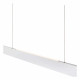 Lampada a sospensione a LED lineare con struttura in metallo dal design moderno