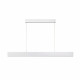 Lampada a sospensione a LED lineare con struttura in metallo dal design moderno