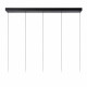 Lampada a sospensione con 5 diffusore a LED dal design moderno ed elegante