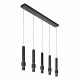 Lampada a sospensione con 5 diffusore a LED dal design moderno ed elegante