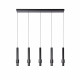 Lampada a sospensione con 5 diffusore a LED dal design moderno ed elegante