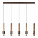 Lampada a sospensione con 5 diffusore a LED dal design moderno ed elegante