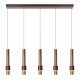 Lampada a sospensione con 5 diffusore a LED dal design moderno ed elegante
