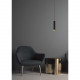 Lampada a sospensione con diffusore a LED singolo dal design moderno ed elegante