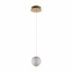 Lampada a sospensione con diffusore in vetro a LED dal design moderno