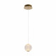 Lampada a sospensione con diffusore in vetro a LED dal design moderno