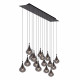 Lampada a sospensione con diffusori vetro dal design moderno ed elegante