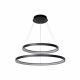 Lampada a sospensione con doppio led rotondo dal design moderno ed elegante