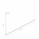 Lampada a sospensione con LED dimmerabile e struttura in alluminio moderna