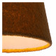 Lampada a sospensione con paralume in cotone dal design moderno