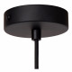 Lampada a sospensione con paralume in cotone dal design moderno