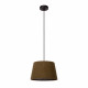 Lampada a sospensione con paralume in cotone dal design moderno