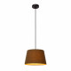 Lampada a sospensione con paralume in cotone dal design moderno