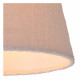 Lampada a sospensione con paralume in cotone dal design moderno
