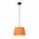 Lampada a sospensione con paralume in cotone dal design moderno