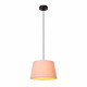Lampada a sospensione con paralume in cotone dal design moderno