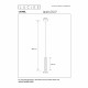 Lampada a sospensione con singolo diffusore in metallo dalle linee moderne
