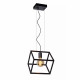 Lampada a sospensione con singolo diffusore struttura moderna in metallo