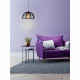 Lampada a sospensione con struttura e diffusore in metallo dal design moderno