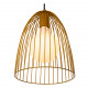 Lampada a sospensione con struttura e paralume in metallo dal design moderno