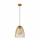 Lampada a sospensione con struttura e paralume in metallo dal design moderno