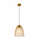 Lampada a sospensione con struttura e paralume in metallo dal design moderno