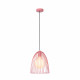 Lampada a sospensione con struttura e paralume in metallo dal design moderno