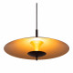 Lampada a sospensione con struttura in acciaio e diffusore a LED dimmerabile
