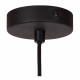 Lampada a sospensione con struttura in acciaio e diffusore a LED dimmerabile