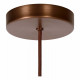Lampada a sospensione con struttura in alluminio moderna e diffusore in vetro