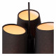 Lampada a sospensione dal design moderno con paralume in tessuto