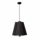 Lampada a sospensione dal design moderno con paralume in tessuto