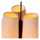Lampada a sospensione dal design moderno con paralume in tessuto