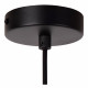 Lampada a sospensione dal design moderno con paralume in tessuto