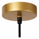 Lampada a sospensione dal design rustico con paralume in carta