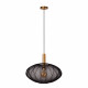 Lampada a sospensione diffusore pendente in tessuto rotondo dal design moderno