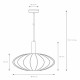 Lampada a sospensione diffusore pendente in tessuto rotondo dal design moderno