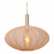 Lampada a sospensione diffusore pendente in tessuto rotondo dal design moderno