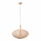 Lampada a sospensione diffusore pendente in tessuto rotondo dal design moderno