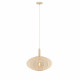 Lampada a sospensione diffusore pendente in tessuto rotondo dal design moderno
