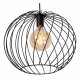 Lampada a sospensione grande con diffusore in metallo dal design moderno