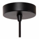 Lampada a sospensione grande con diffusore in metallo dal design moderno
