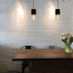 Lampada a sospensione in alluminio con singolo diffusore pendente in vetro