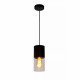 Lampada a sospensione in alluminio con singolo diffusore pendente in vetro