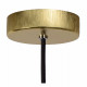 Lampada a sospensione in alluminio con singolo diffusore pendente in vetro