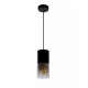 Lampada a sospensione in alluminio con singolo diffusore pendente in vetro