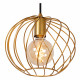Lampada a sospensione in metallo con tre diffusori dal design moderno