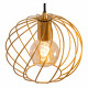 Lampada a sospensione in metallo con tre diffusori dal design moderno