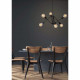 Lampadario in metallo dal design moderno con 6 luci orientabili