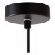 Lampada a sospensione in metallo e diffusore dal design moderno in vetro